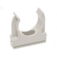 Клипса для гофры Fortisflex Д=25 серая фото Клипса для гофры Fortisflex Д=25 серая картинка